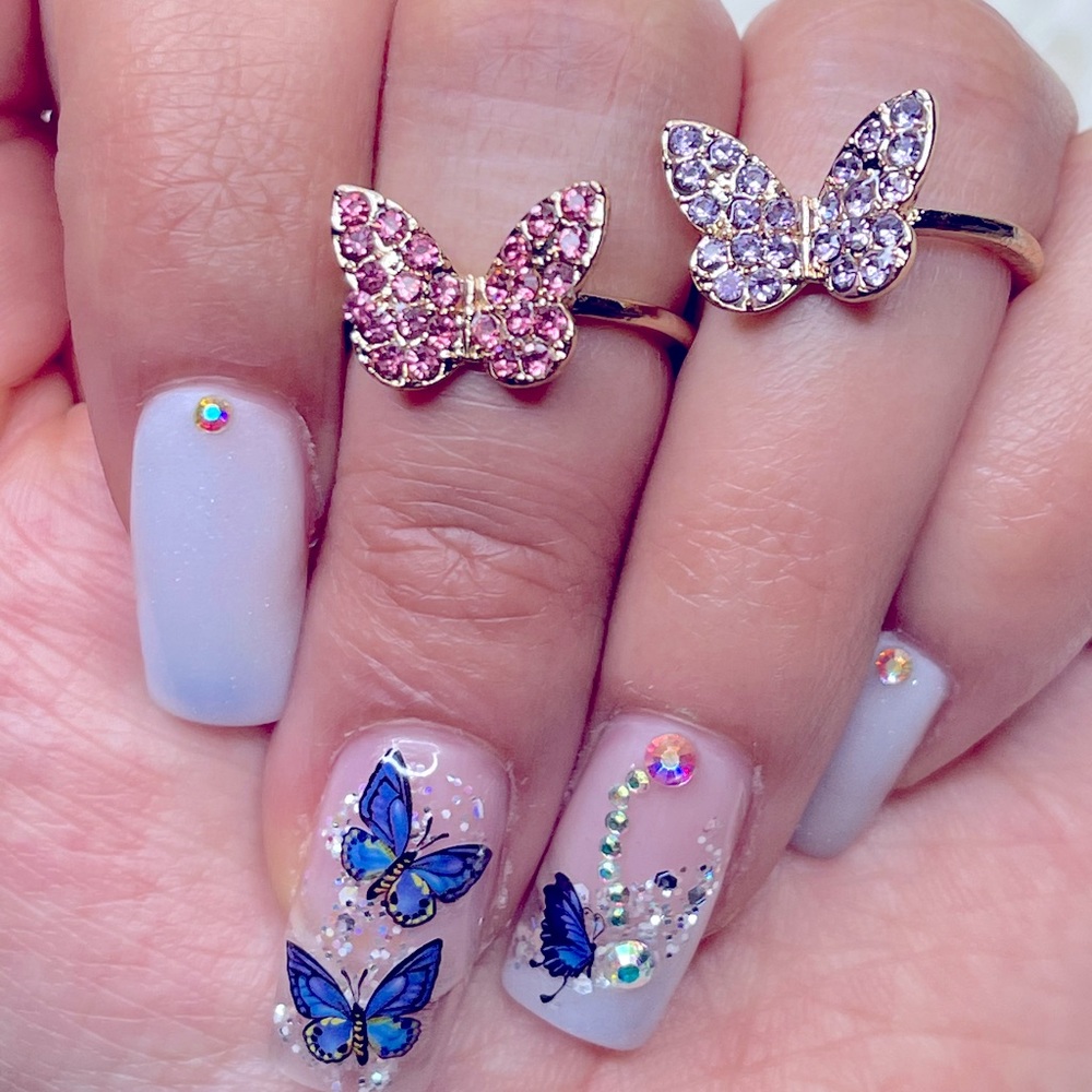 New! Butterfly Ring